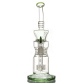 Triple Ratchet Perc Klein Incycler Hookah Glas Rauchende Wasserpfeifen (ES-GB-338)